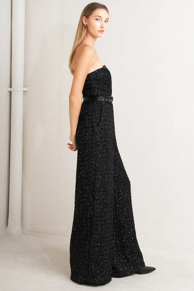 Explore More Collection - SPARK NOIR TWEED JUMPSUIT