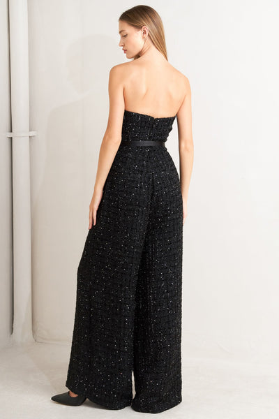 Explore More Collection - SPARK NOIR TWEED JUMPSUIT