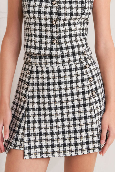 Explore More Collection - MONA CHECK TWEED SKORT