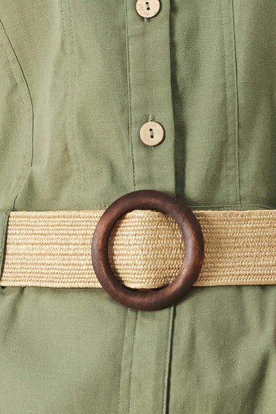 CUTIE EXPLORER WOVEN ROMPER