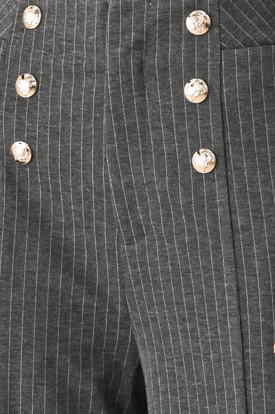 MODERN PINSTRIPE WOVEN PANTS