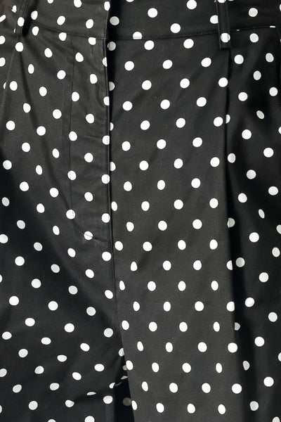 FOREVER CHIC POLKA WOVEN PANTS
