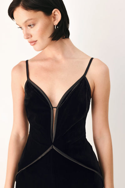 VELVET HOUR SWEETHEART WIDE LEG JUMPSUIT