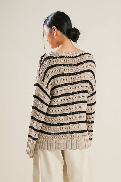 Explore More Collection - RIVIERA RETREAT SWEATER TOP