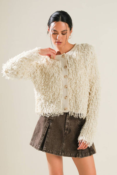 Explore More Collection - LIVE IN THE NOW SWEATER CARDIGAN