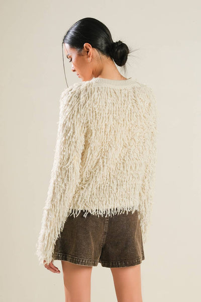 Explore More Collection - LIVE IN THE NOW SWEATER CARDIGAN