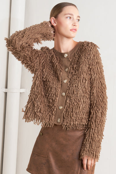 Explore More Collection - LIVE IN THE NOW SWEATER CARDIGAN