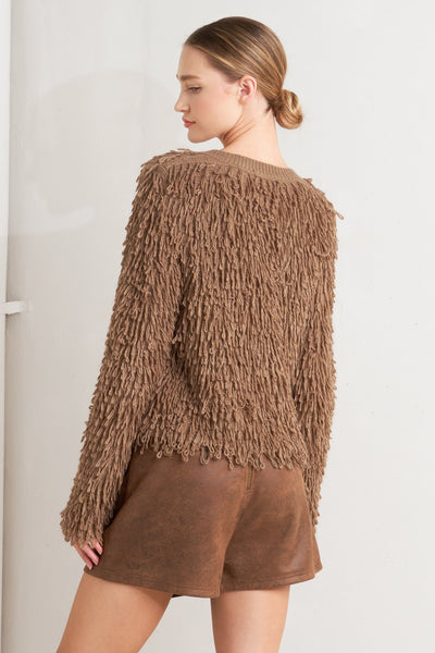 Explore More Collection - LIVE IN THE NOW SWEATER CARDIGAN