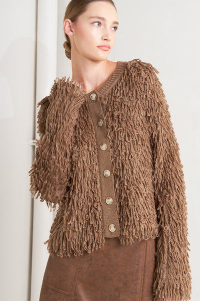 Explore More Collection - LIVE IN THE NOW SWEATER CARDIGAN