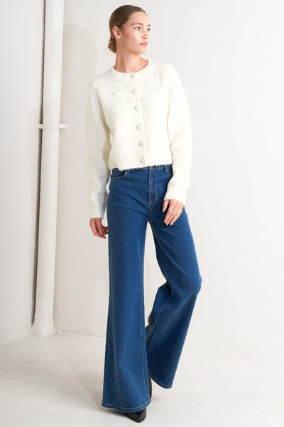 Explore More Collection - ANGEL TOUCH SWEATER KNIT CARDIGAN