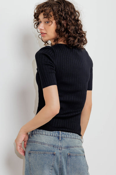 Explore More Collection - MODERN CURL SWEATER KNIT TOP