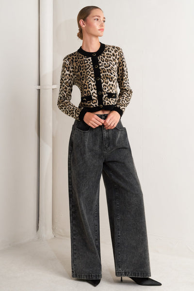 Explore More Collection - URBAN GODDESS LEOPARD SWEATER CARDIGAN