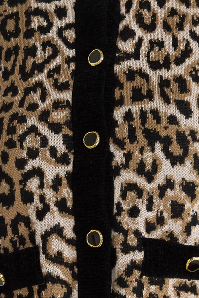 Explore More Collection - URBAN GODDESS LEOPARD SWEATER CARDIGAN