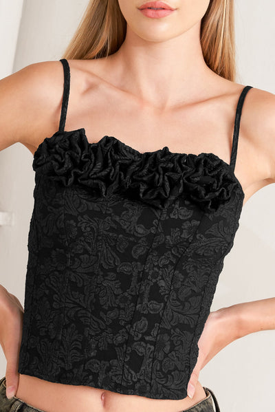 Explore More Collection - FOREVER DAYDREAMING WOVEN TOP