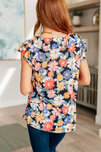 Explore More Collection - Flower Power Floral Top