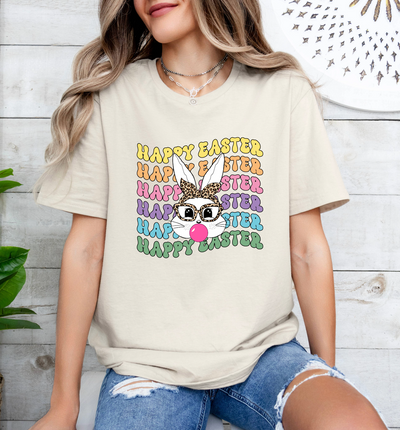 Explore More Collection - Happy Easter Unisex Jersey Short Sleeve Tee