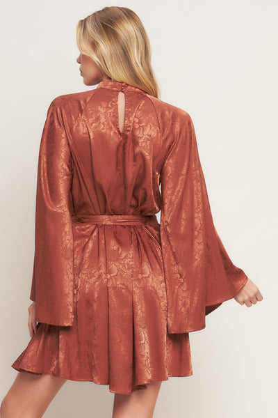 Explore More Collection - BY ANY MEANS WOVEN SATIN MINI DRESS