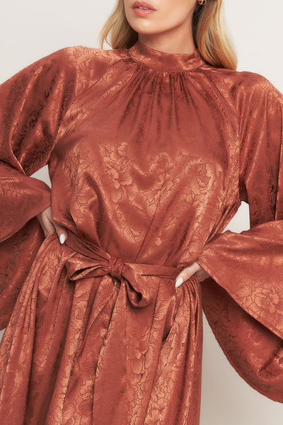 Explore More Collection - BY ANY MEANS WOVEN SATIN MINI DRESS