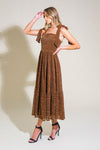 Explore More Collection - REFINED BREEZE LACE MIDI DRESS