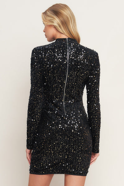 Explore More Collection - WHIMS OF FATE SEQUIN MINI DRESS