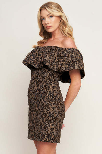 Explore More Collection - WHEREVER YOU MAY GO WOVEN MINI DRESS