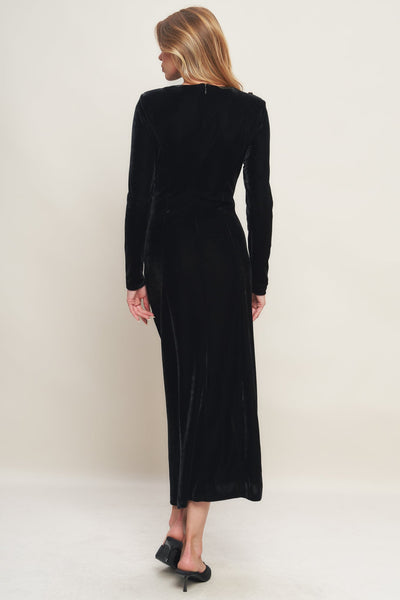 Explore More Collection - URBAN EMPRESS VELVET MIDI DRESS