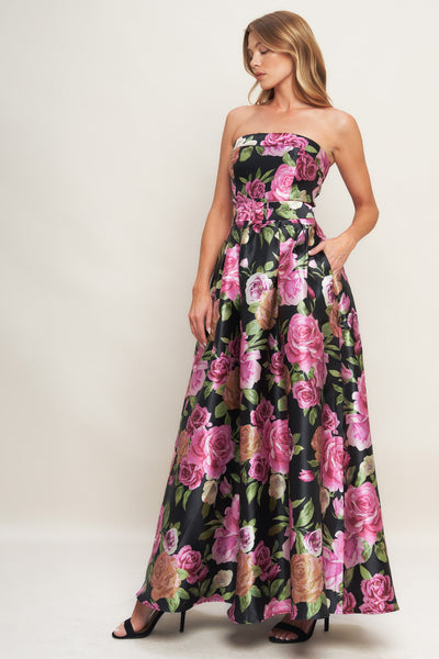 Explore More Collection - GLAMOUR GARDEN WOVEN MAXI DRESS