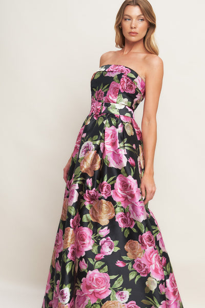 Explore More Collection - GLAMOUR GARDEN WOVEN MAXI DRESS