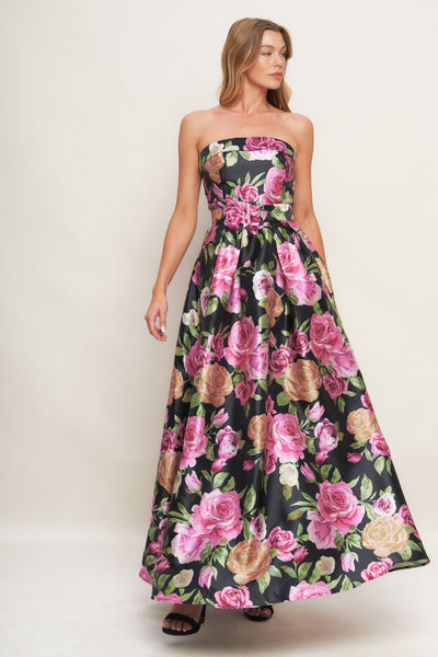 Explore More Collection - GLAMOUR GARDEN WOVEN MAXI DRESS