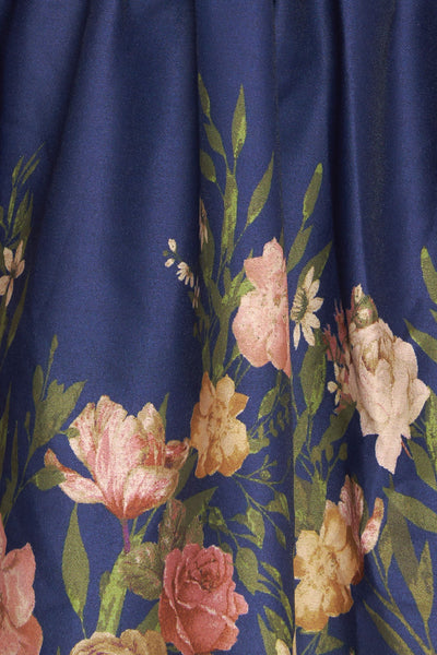 Explore More Collection - NOCTURNE IN BLOOM WOVEN MINI DRESS