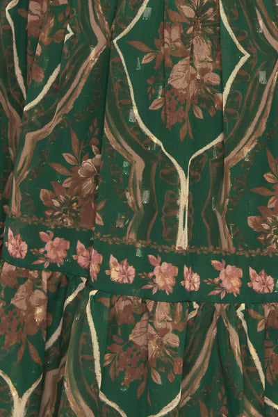 Explore More Collection - GARDEN LABYRINTH WOVEN MIDI DRESS