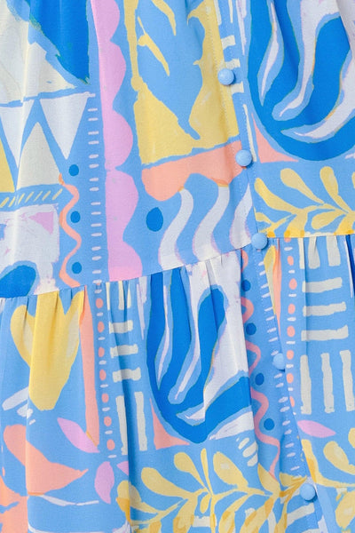 SEASIDE LOVE FLOW WOVEN MAXI DRESS