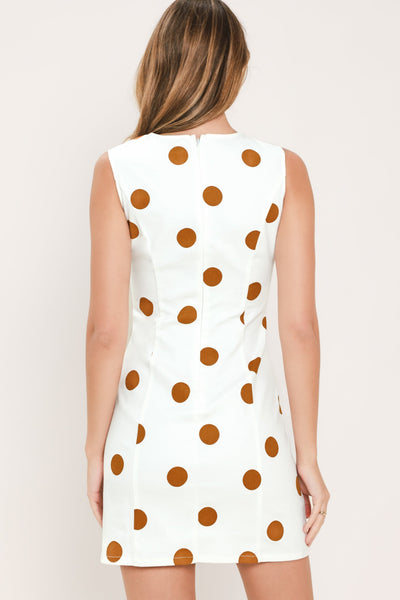 SUGAR SPOT SWEETHEART WOVEN MINI DRESS