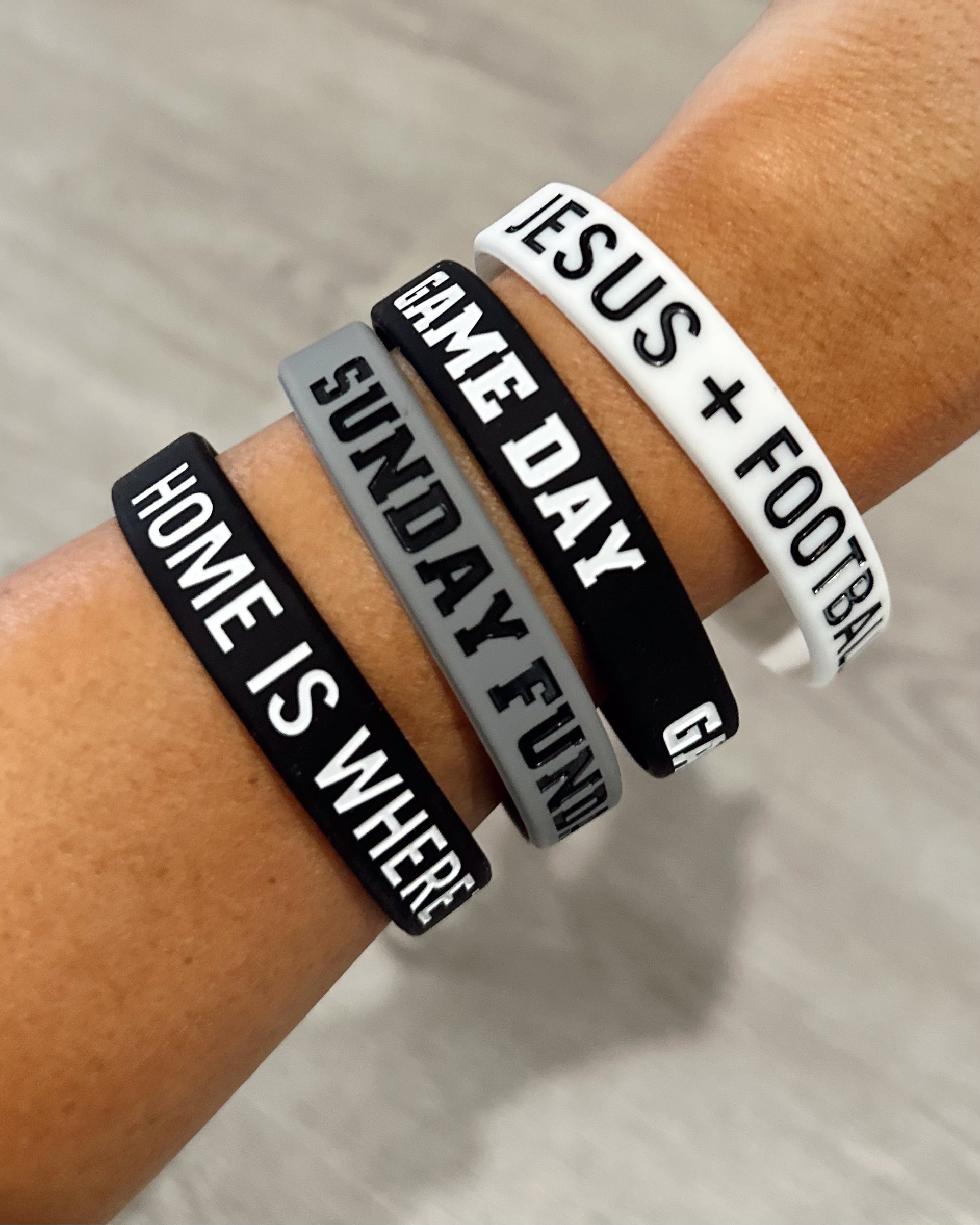 Explore More Collection - Unisex Silicone GAME DAY Bracelets