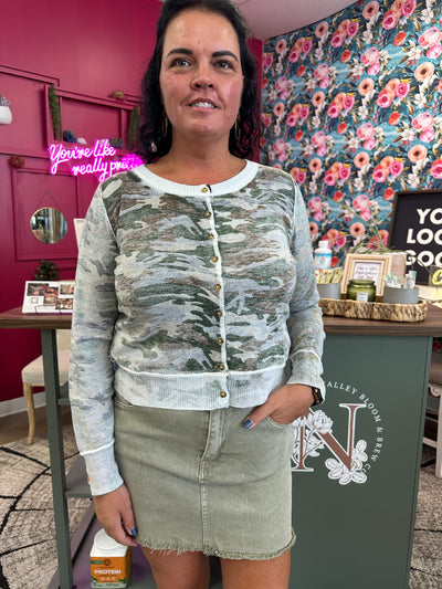 Jo - A Stretchy Denim Skirt - Color Choice