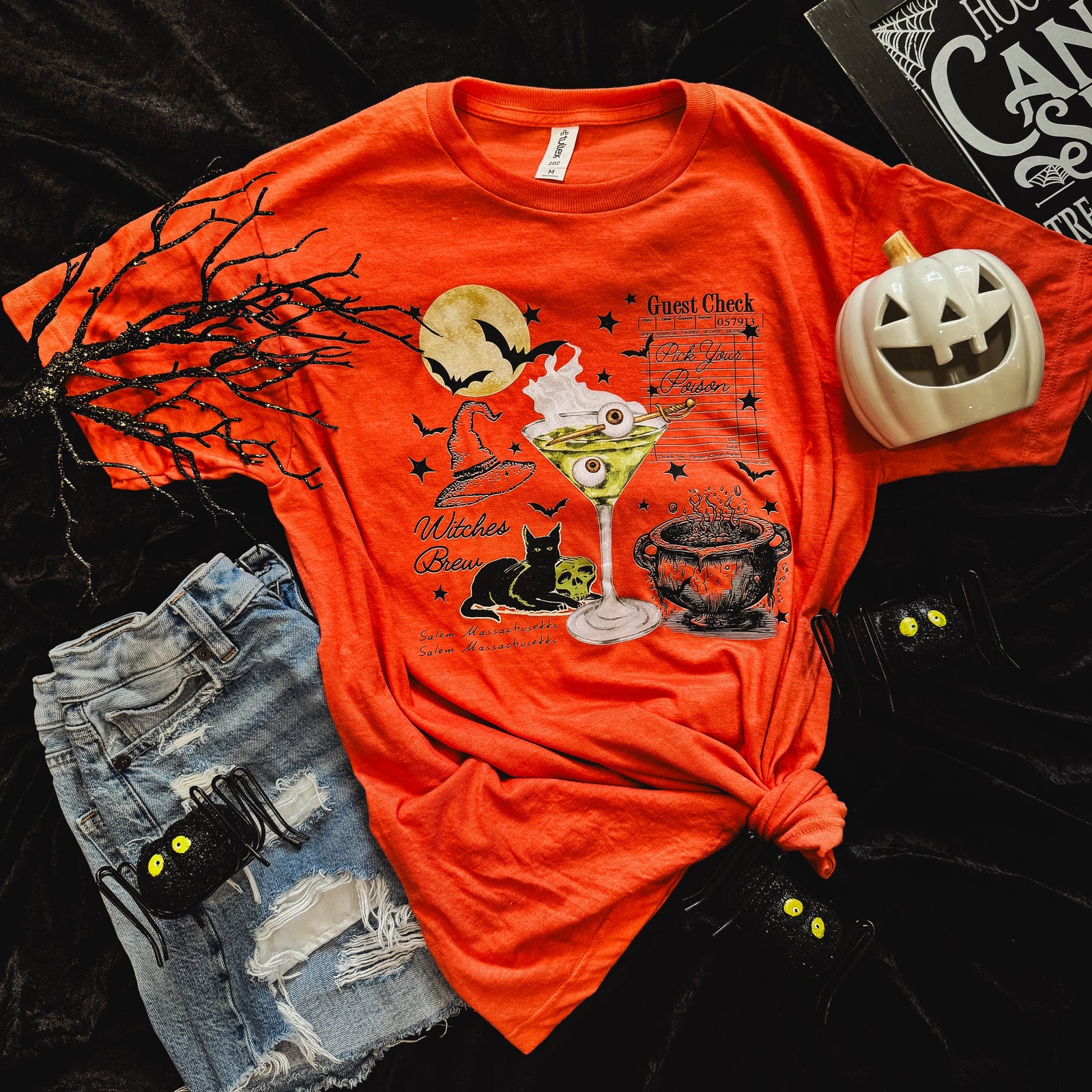 Explore More Collection - Witches Brew Menu Soft Graphic Tee