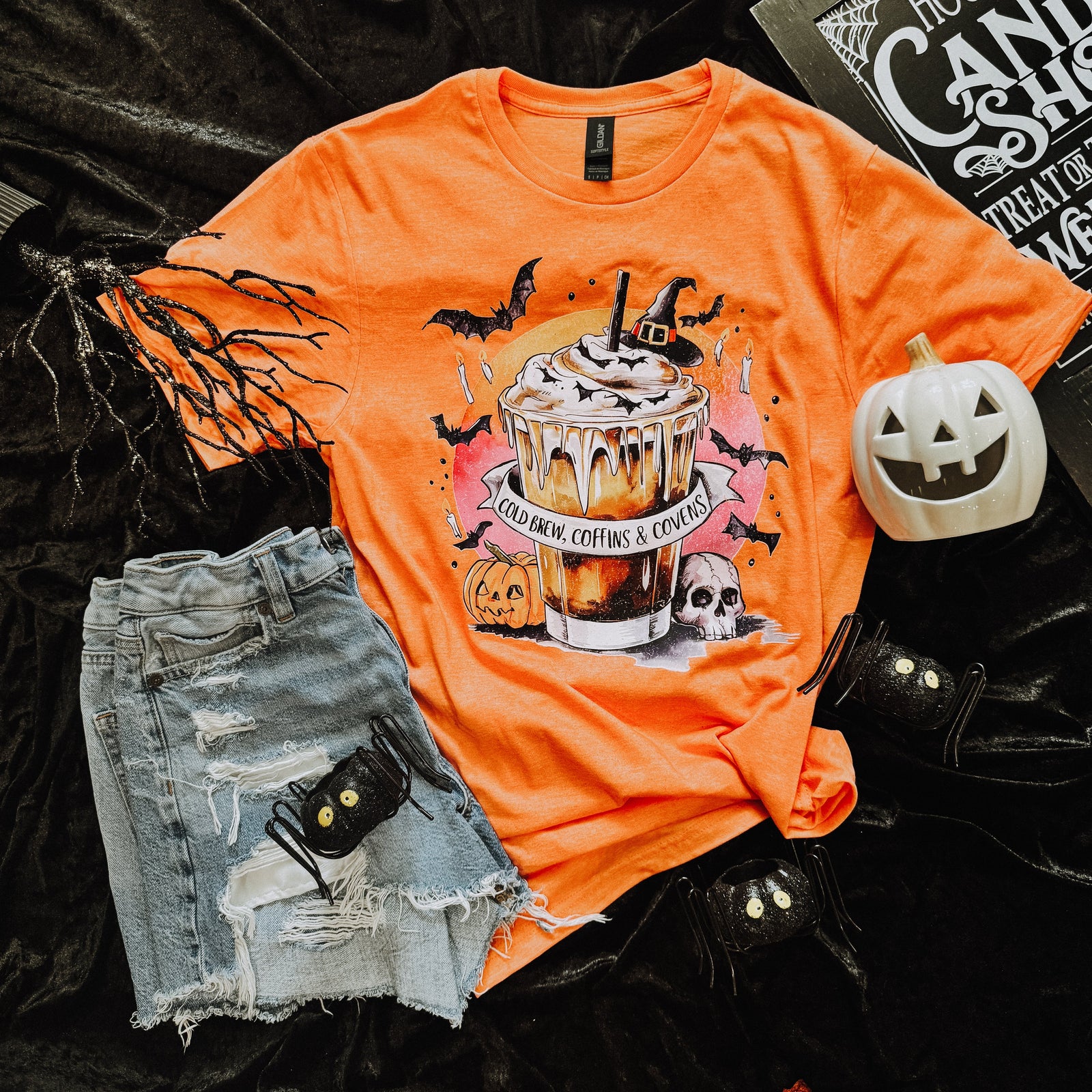 Explore More Collection - Cold Brew & Coffins Soft Graphic Tee