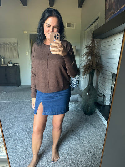 Katie - A Long Sleeve Sweater - Color Coice