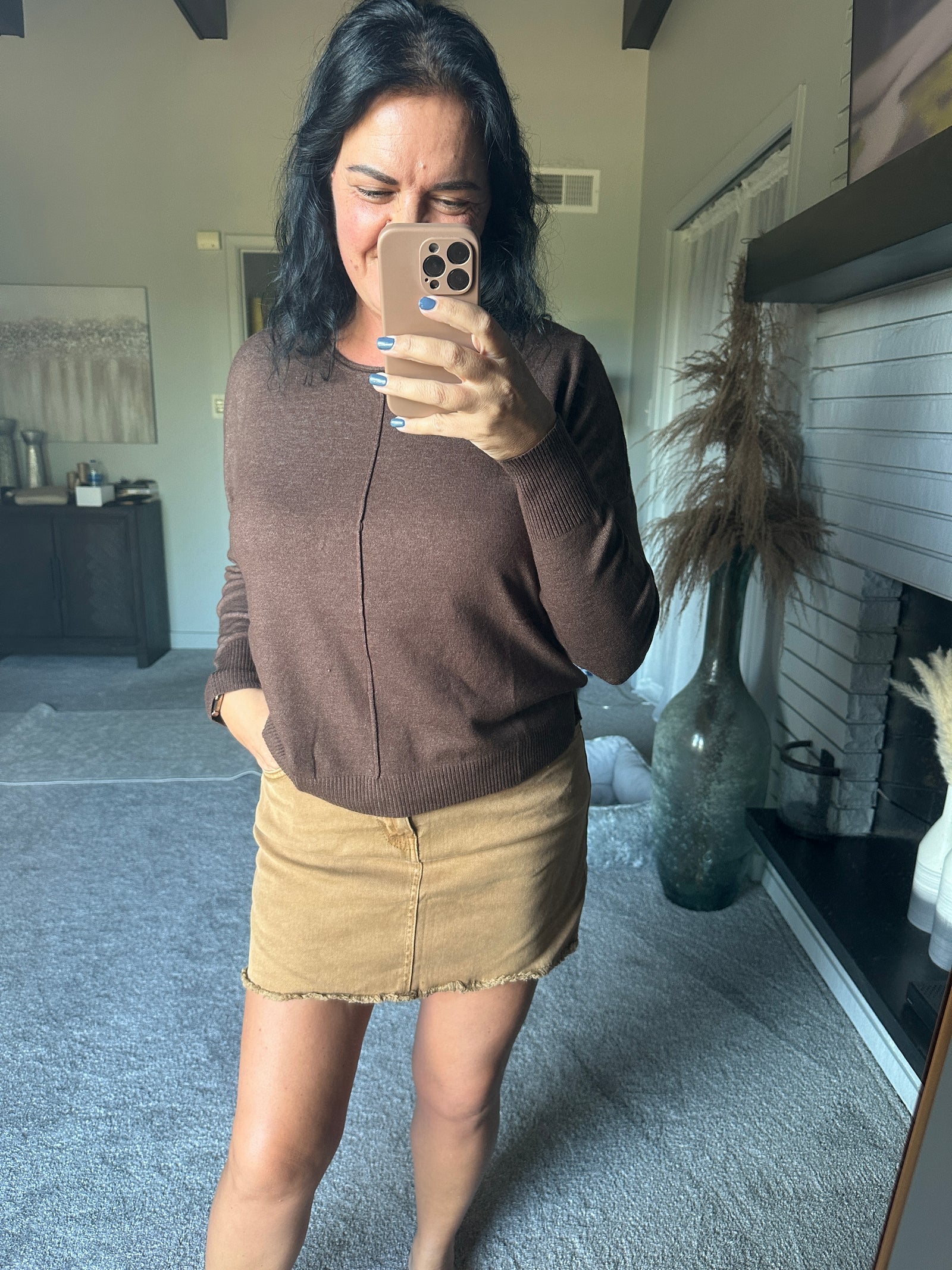 Katie - A Long Sleeve Sweater - Color Coice