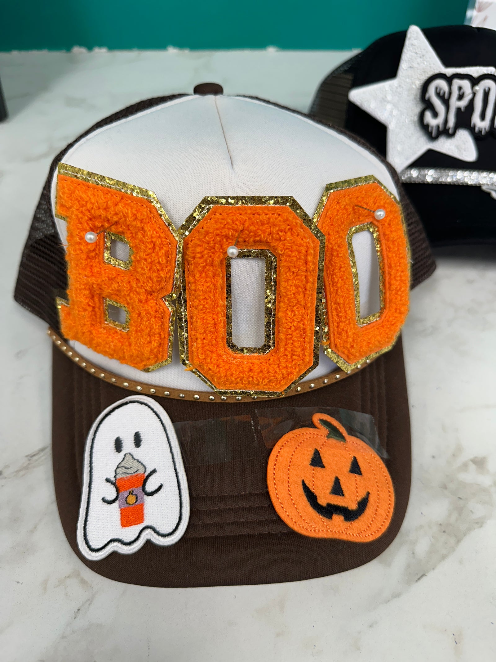 Spooky - One of a Kind Boo Trucker Hat
