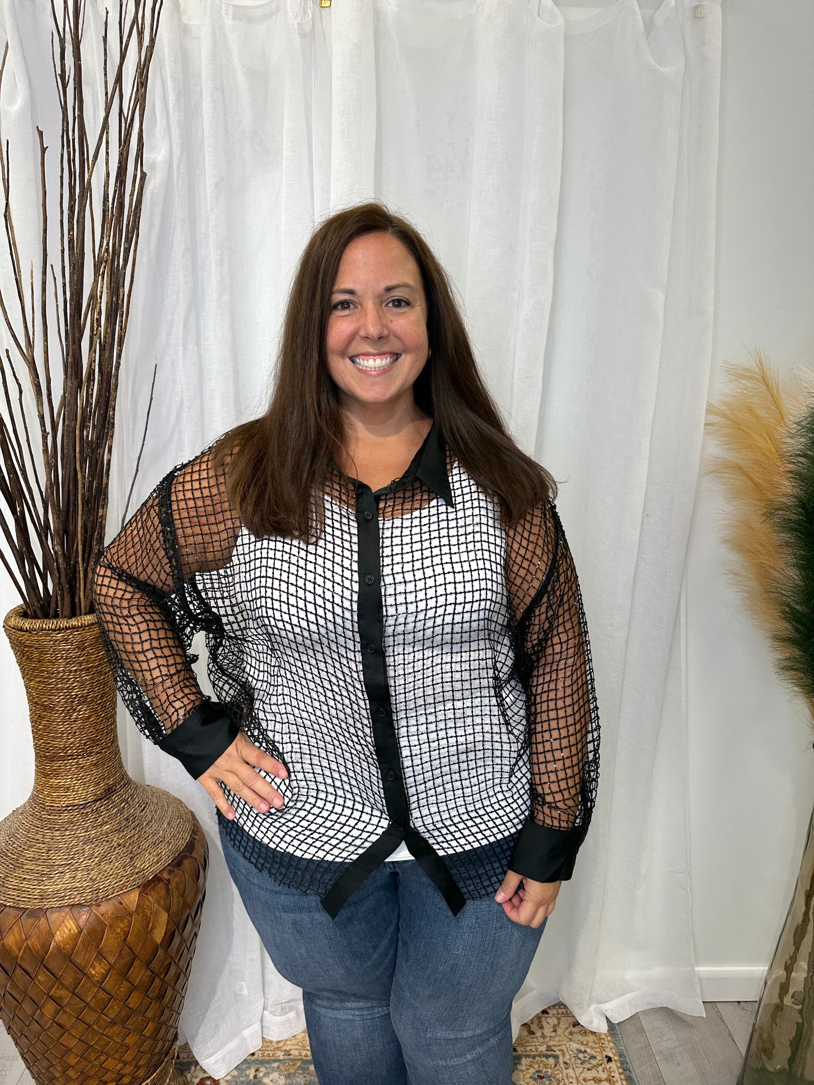 All On You Black & Burnt Orange Flannel Button Down Shacket - Sassy You  Boutique