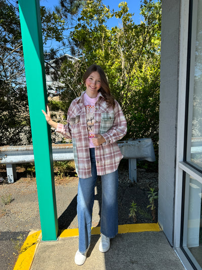 Brandie - Fun Pink Flannel