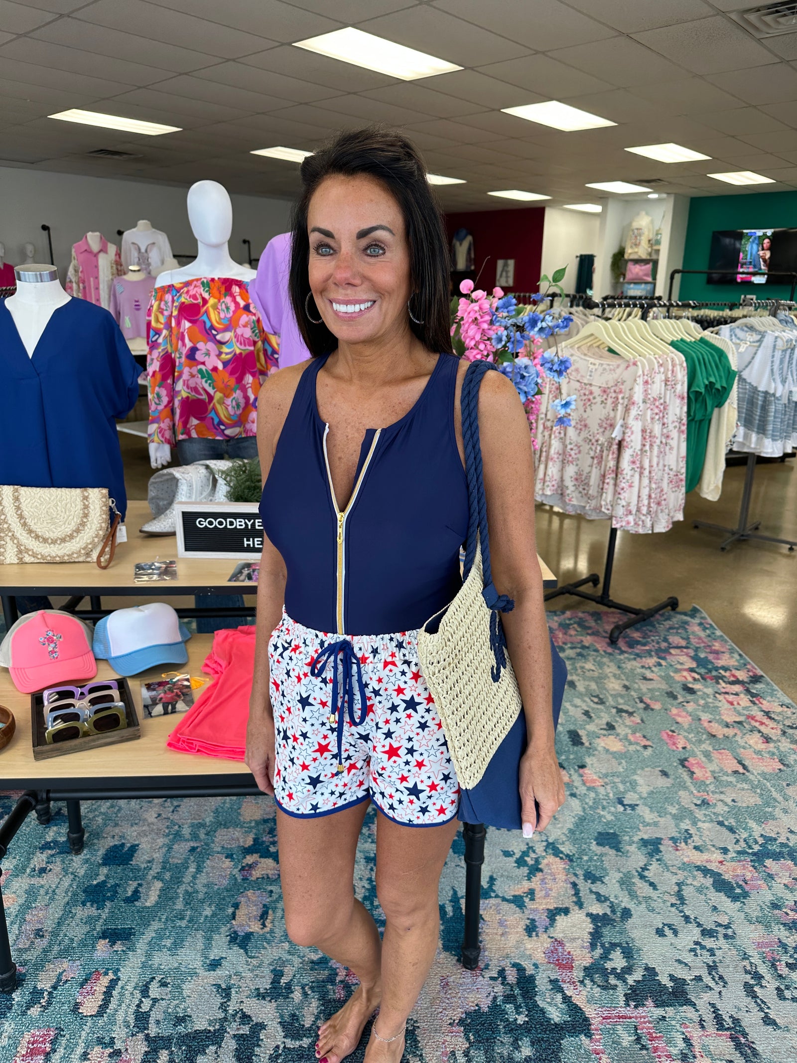 Coastal - A Front Zipper Swimsuit