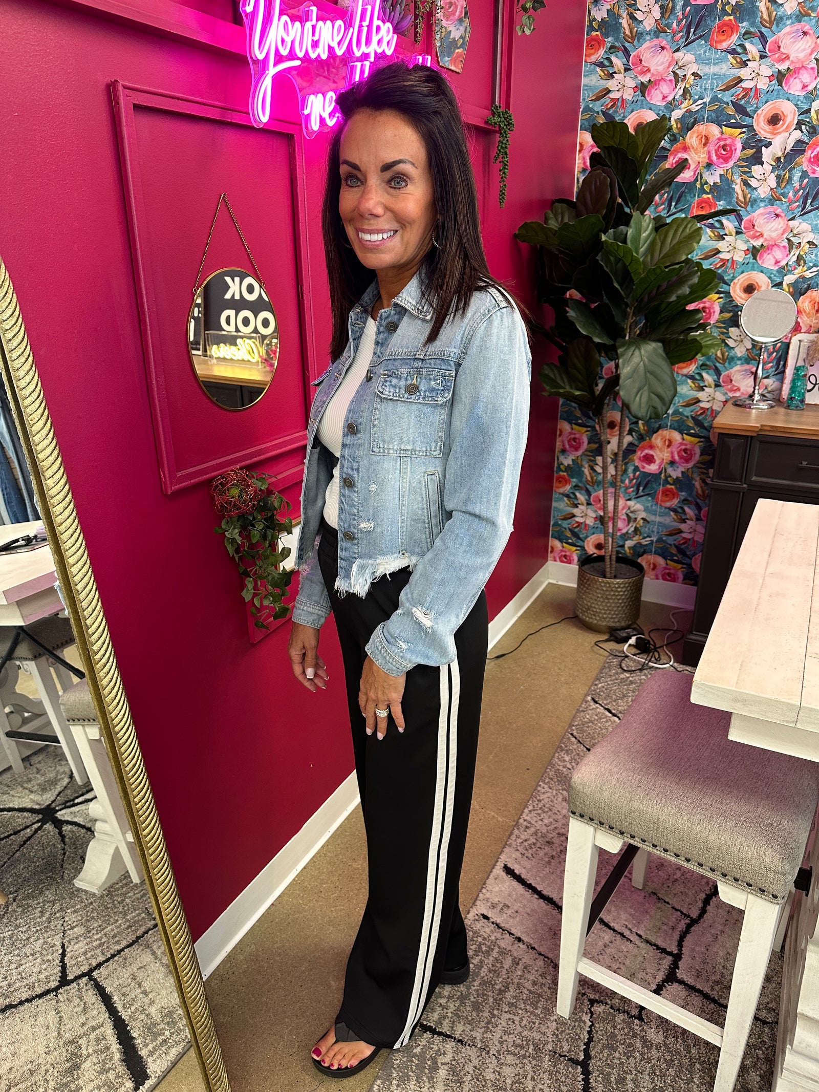 Laurie - A Pair of Wide Leg Track Pants