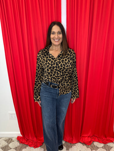 Nina - A Christmas Plaid Button Up Tunic - Color Choice