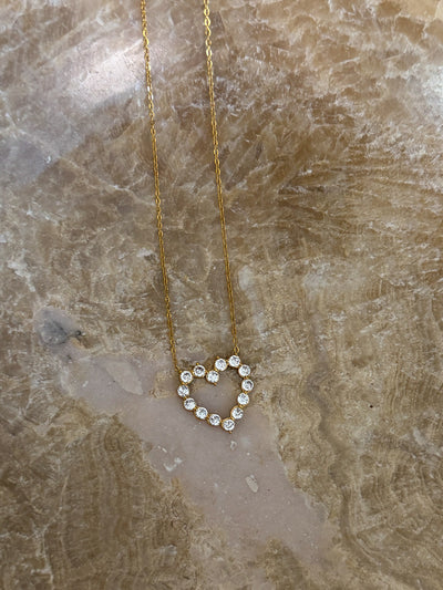 Explore More Collection - DIAMOND HEART NECKLACE