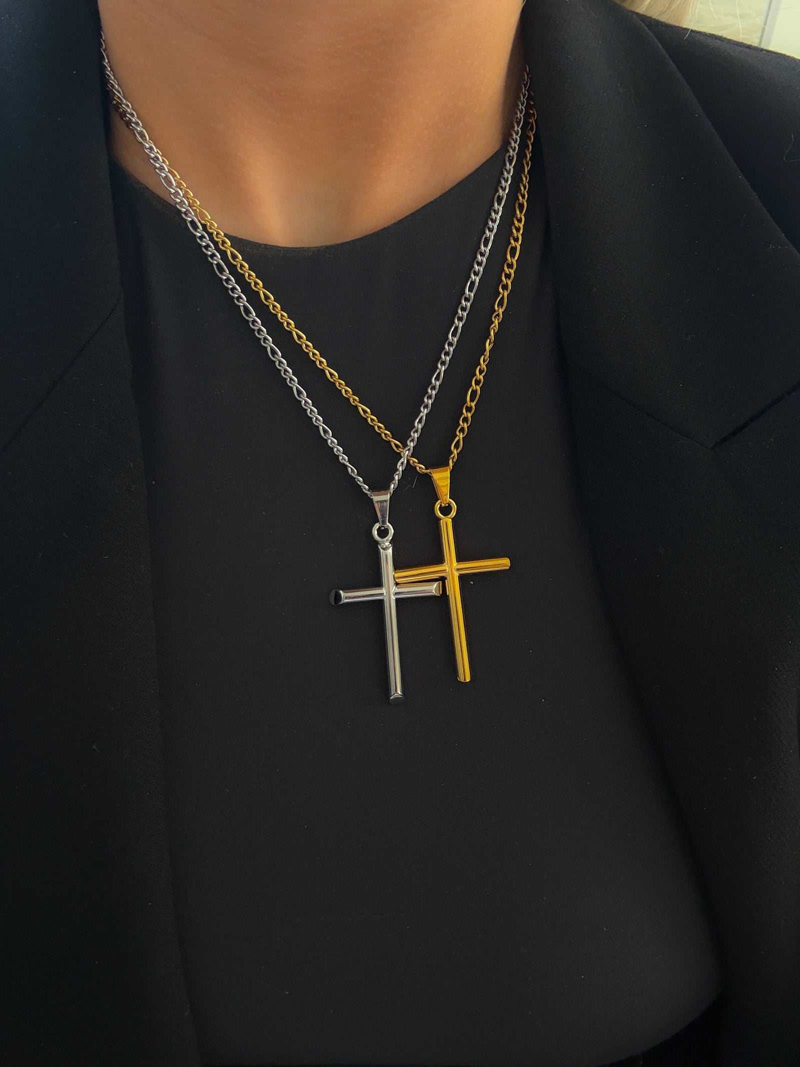 Explore More Collection - LARGE CROSS NECKLACE
