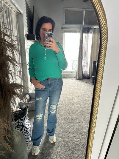 Greensleeves Waffle Knit Henley