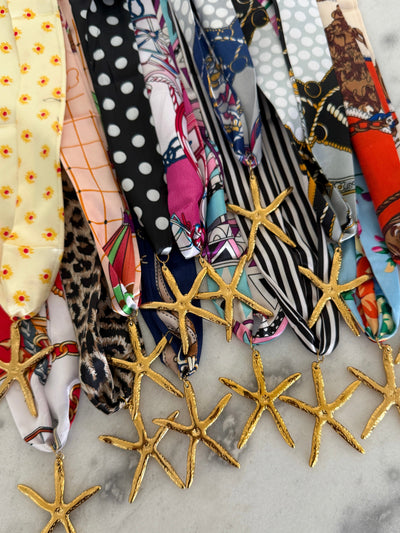 STARFISH SCARF NECKLACE