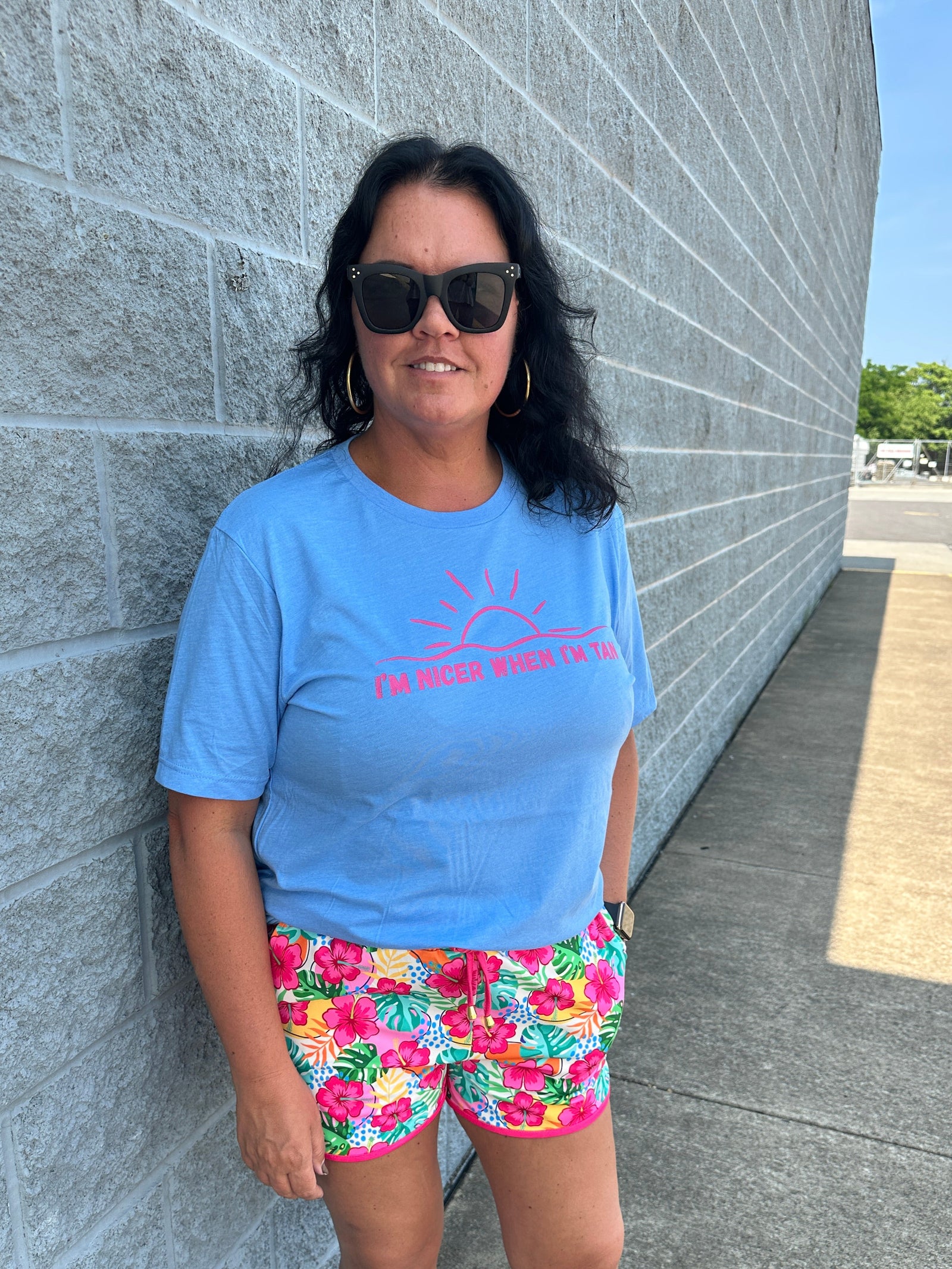 I'm Nicer when I'm Tan - Graphic Tee